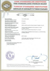 Elastomerlager-TSE-Zertifikat, tse zertifizierte firm